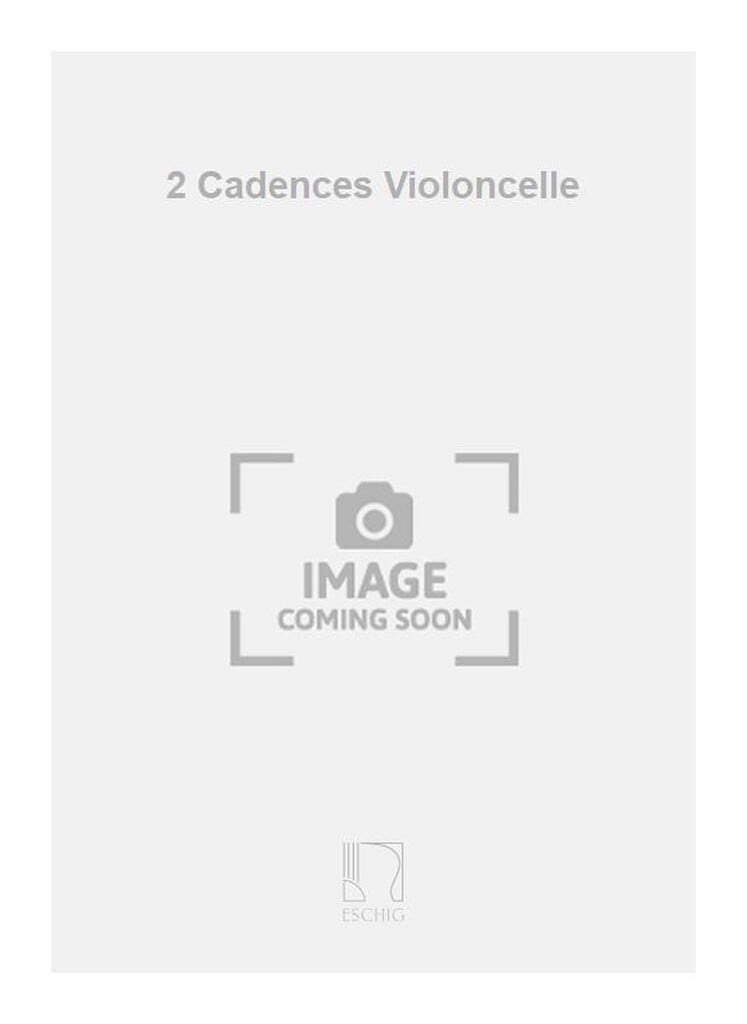 2 Cadences Violoncelle